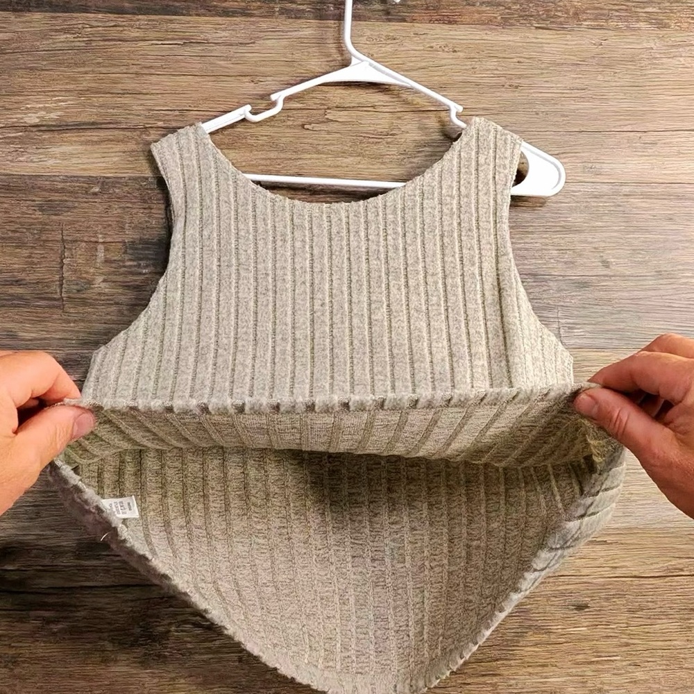 Cozy ConChic Ribbed Tan Tank Top - Picture 5 of 9